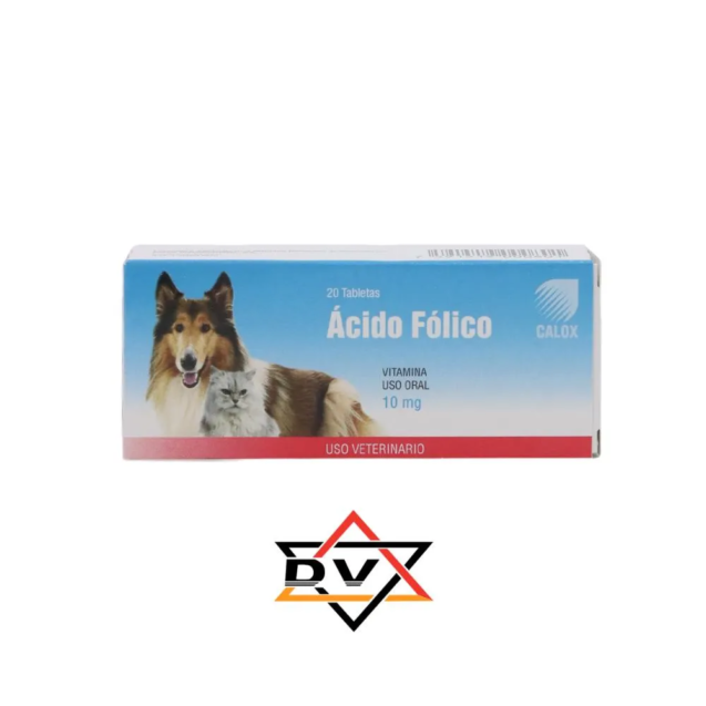 Acido Folico 10 mg 20 TAB - LAB CALOXVET