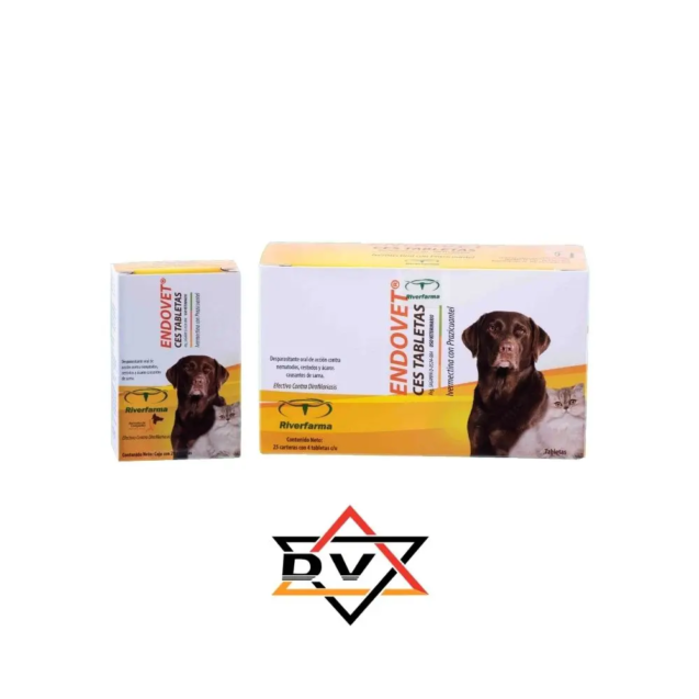 Endovet Ces tabletas de 2 y 4 tabletas-RIverfarma