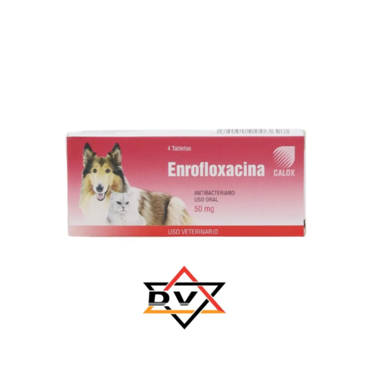 Enrofloxacina 4 TAB 50 mg - LAB CALOXVET