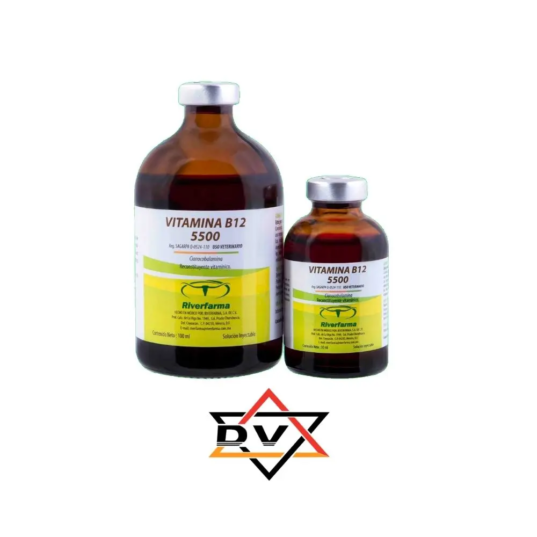 Vitamina B12 5500 100ml y 30ml-RIverfarma
