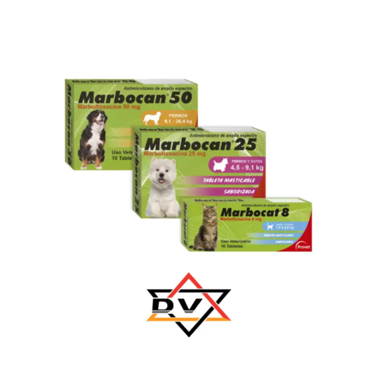 Marbocan 50, 25 y 8