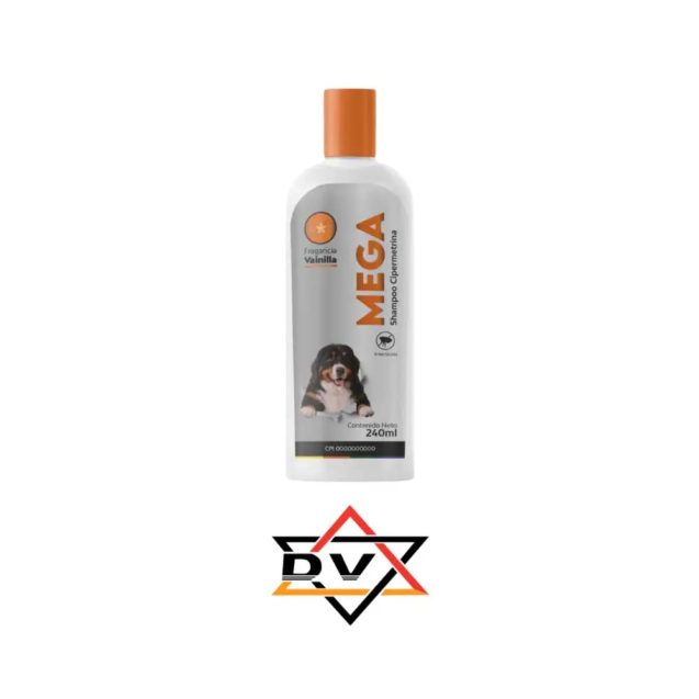 MEGA SHAMPOO CIPERMETRINA